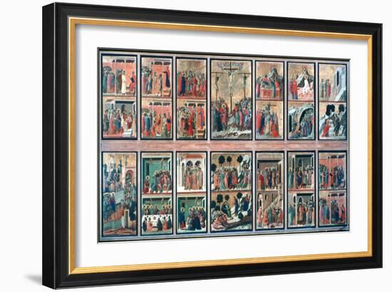 'Maesta', (Stories of the Passion), 1308-1311. Artist: Duccio di Buoninsegna-Duccio Di buoninsegna-Framed Giclee Print