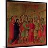 Maesta: the Road to Calvary, 1308-11-Duccio di Buoninsegna-Mounted Giclee Print