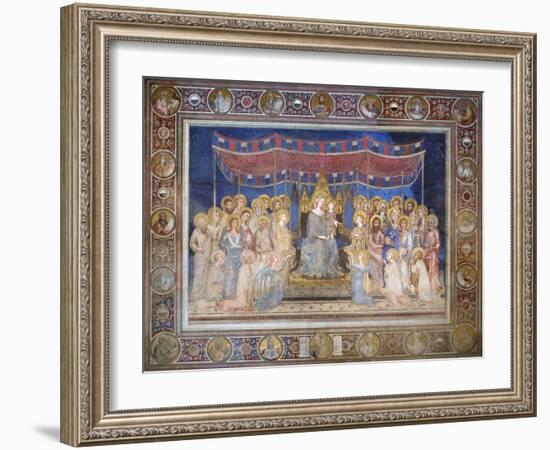 Maestà-Simone Martini-Framed Giclee Print