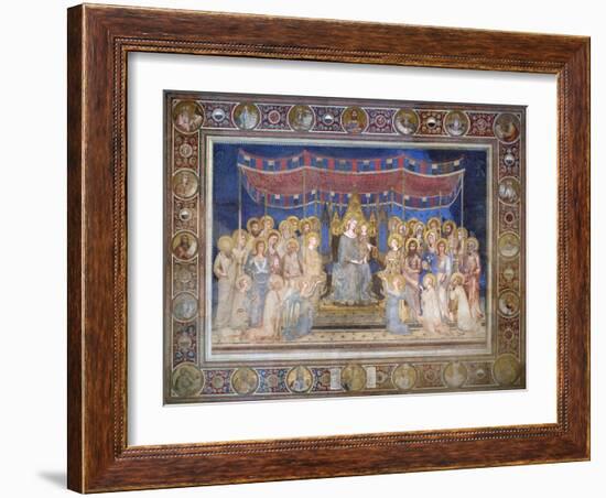 Maestà-Simone Martini-Framed Giclee Print