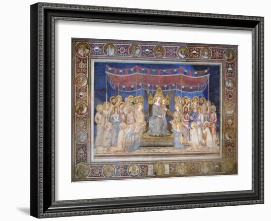 Maestà-Simone Martini-Framed Giclee Print