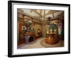 Magasin Fouquet, Boutique for the Jeweller Georges Fouquet, rue Royale, Paris, c.1900-Alphonse Mucha-Framed Photographic Print
