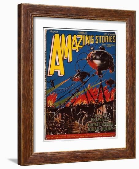 Magazine Cover, 1926-Frank R. Paul-Framed Giclee Print