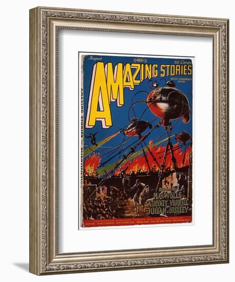 Magazine Cover, 1926-Frank R. Paul-Framed Giclee Print