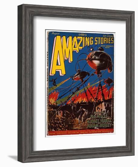 Magazine Cover, 1926-Frank R. Paul-Framed Giclee Print