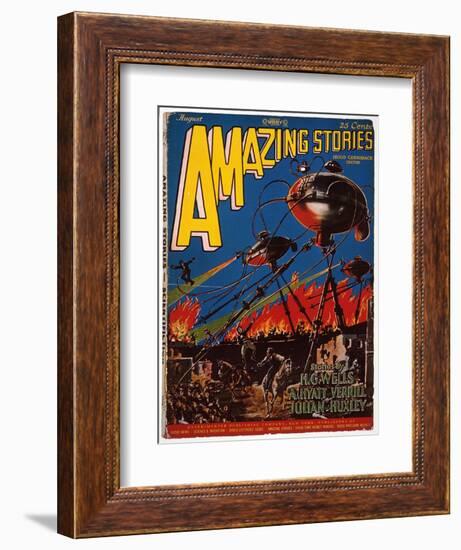 Magazine Cover, 1926-Frank R. Paul-Framed Giclee Print