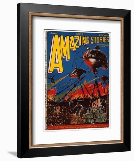 Magazine Cover, 1926-Frank R. Paul-Framed Giclee Print