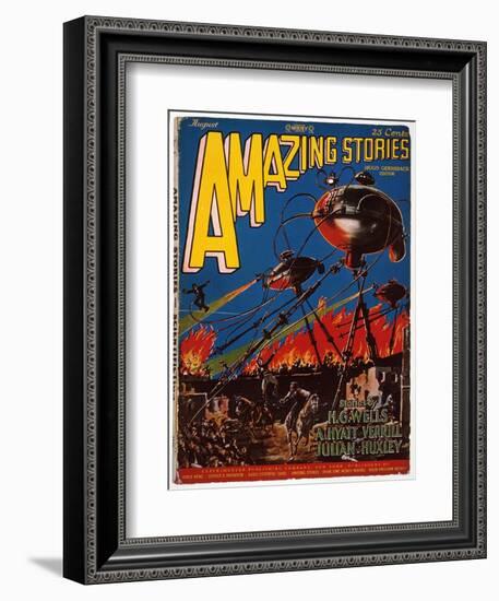 Magazine Cover, 1926-Frank R. Paul-Framed Giclee Print