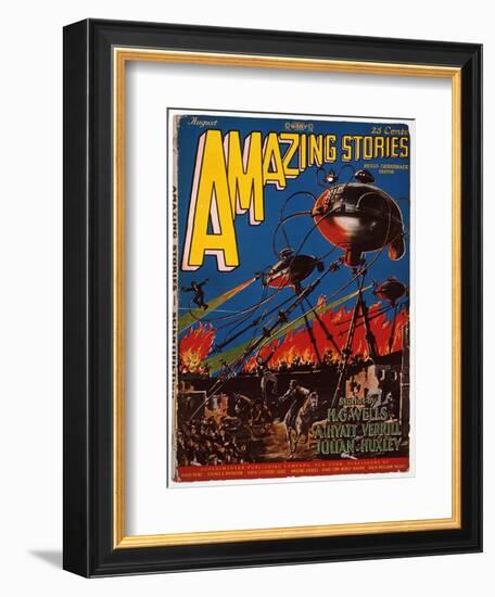 Magazine Cover, 1926-Frank R. Paul-Framed Giclee Print