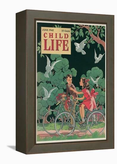 Magazine Cover, Child Life-null-Framed Stretched Canvas