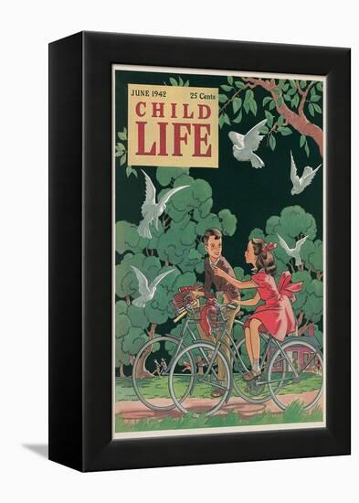 Magazine Cover, Child Life-null-Framed Stretched Canvas