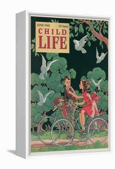 Magazine Cover, Child Life-null-Framed Stretched Canvas