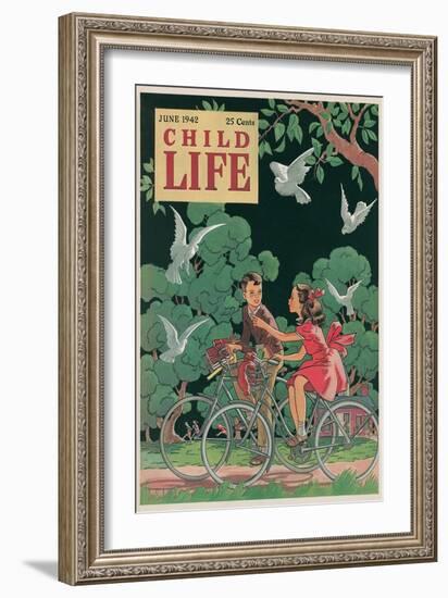 Magazine Cover, Child Life-null-Framed Art Print