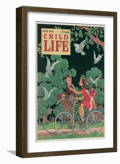 Magazine Cover, Child Life-null-Framed Art Print