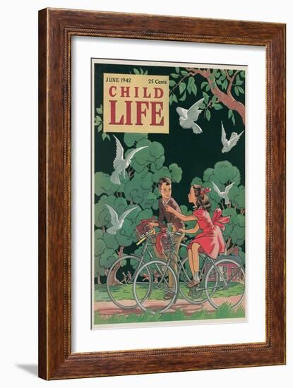 Magazine Cover, Child Life-null-Framed Art Print