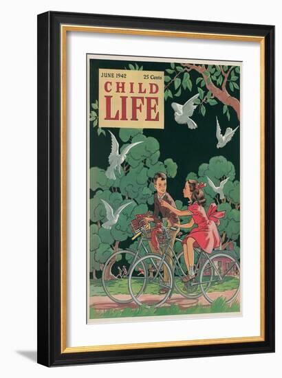 Magazine Cover, Child Life-null-Framed Art Print