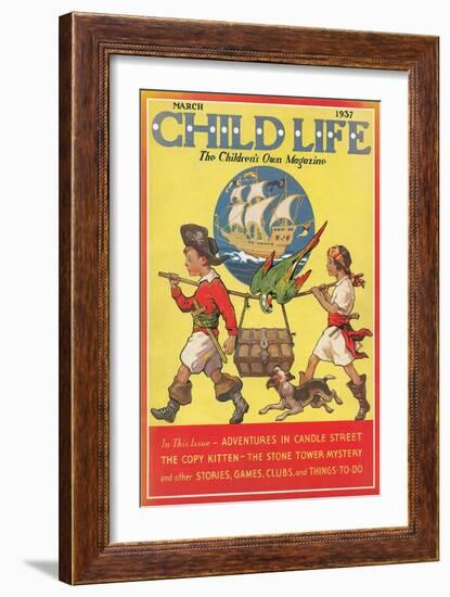 Magazine Cover, Child Life-null-Framed Art Print