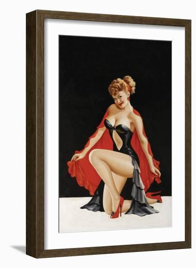 Magazine Cover; Little Red Cape-Peter Driben-Framed Art Print