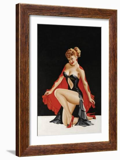 Magazine Cover; Little Red Cape-Peter Driben-Framed Art Print