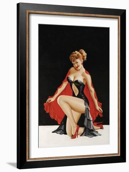 Magazine Cover; Little Red Cape-Peter Driben-Framed Art Print