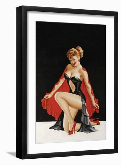 Magazine Cover; Little Red Cape-Peter Driben-Framed Art Print