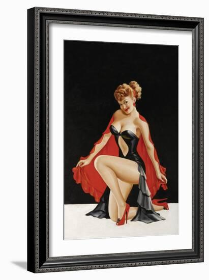 Magazine Cover; Little Red Cape-Peter Driben-Framed Art Print