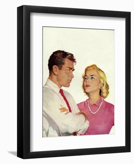 Magazine Illustration, 1950s-null-Framed Giclee Print