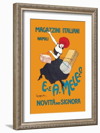 Magazzini Italiani-Leonetto Cappiello-Framed Art Print