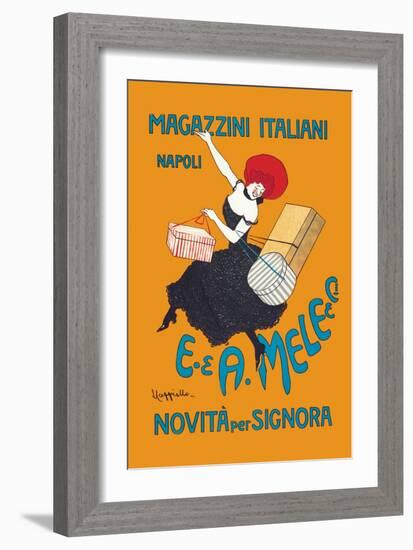 Magazzini Italiani-Leonetto Cappiello-Framed Art Print