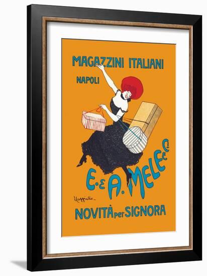 Magazzini Italiani-Leonetto Cappiello-Framed Art Print