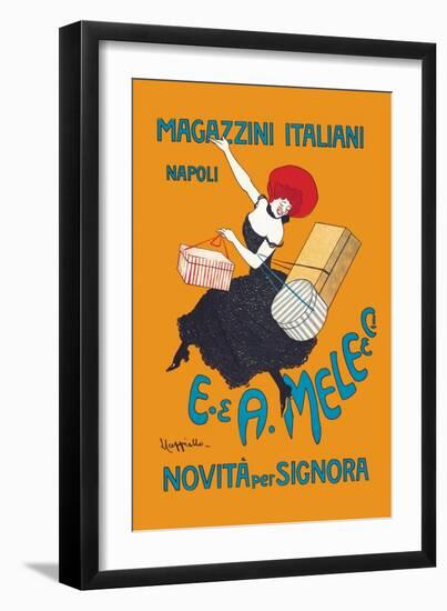 Magazzini Italiani-Leonetto Cappiello-Framed Art Print