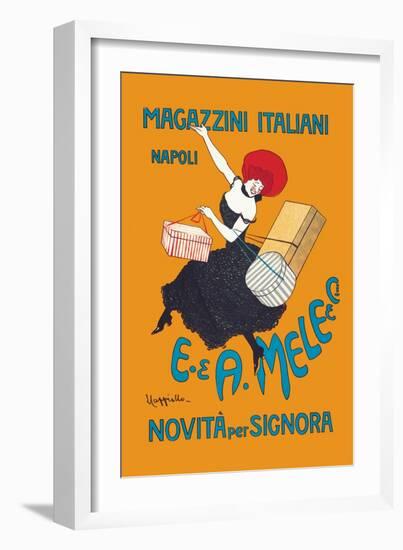 Magazzini Italiani-Leonetto Cappiello-Framed Art Print