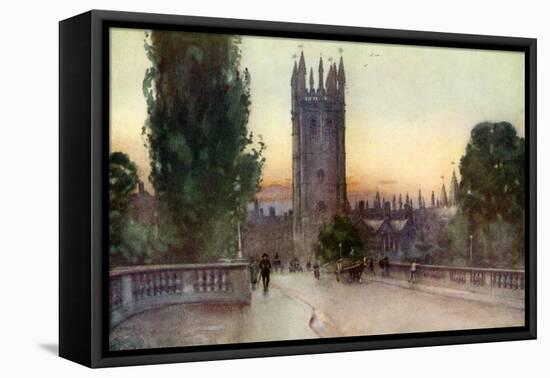 Magdalen Bell Tower, Oxford, Oxfordshire, 1924-1926-George F Nicholls-Framed Premier Image Canvas