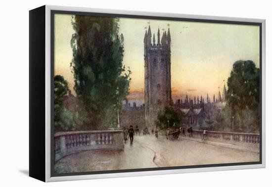 Magdalen Bell Tower, Oxford, Oxfordshire, 1924-1926-George F Nicholls-Framed Premier Image Canvas