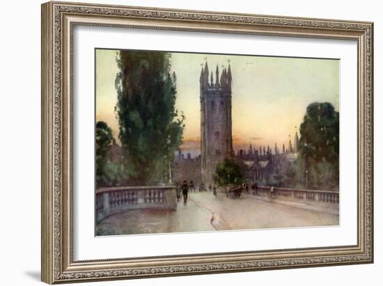 Magdalen Bell Tower, Oxford, Oxfordshire, 1924-1926-George F Nicholls-Framed Giclee Print