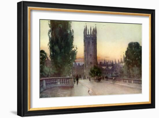 Magdalen Bell Tower, Oxford, Oxfordshire, 1924-1926-George F Nicholls-Framed Giclee Print