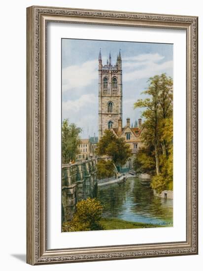 Magdalen College and River, Oxford-Alfred Robert Quinton-Framed Giclee Print