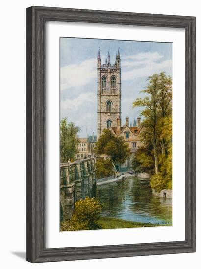 Magdalen College and River, Oxford-Alfred Robert Quinton-Framed Giclee Print