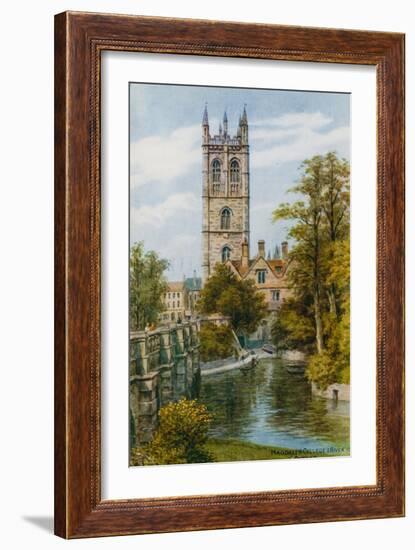 Magdalen College and River, Oxford-Alfred Robert Quinton-Framed Giclee Print