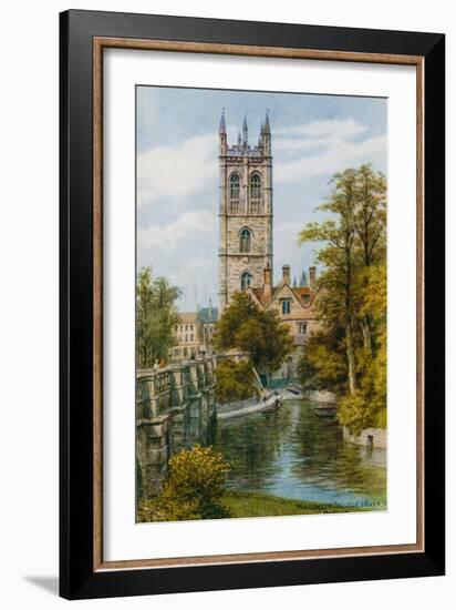 Magdalen College and River, Oxford-Alfred Robert Quinton-Framed Giclee Print