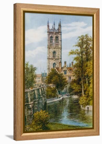 Magdalen College and River, Oxford-Alfred Robert Quinton-Framed Premier Image Canvas