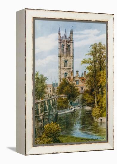 Magdalen College and River, Oxford-Alfred Robert Quinton-Framed Premier Image Canvas