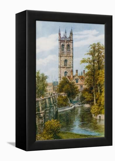 Magdalen College and River, Oxford-Alfred Robert Quinton-Framed Premier Image Canvas