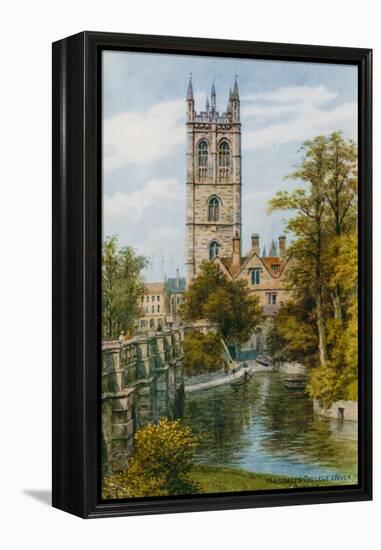 Magdalen College and River, Oxford-Alfred Robert Quinton-Framed Premier Image Canvas