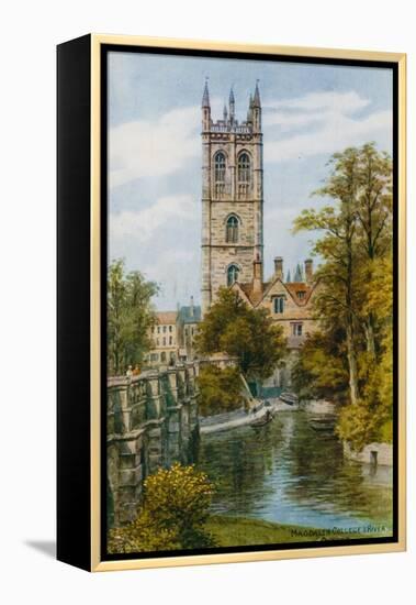 Magdalen College and River, Oxford-Alfred Robert Quinton-Framed Premier Image Canvas