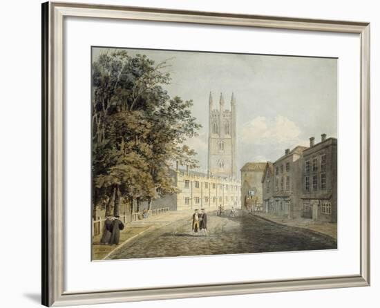 Magdalen College and the Eastern End of the High Street-Robert Revd Nixon-Framed Giclee Print