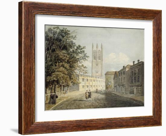 Magdalen College and the Eastern End of the High Street-Robert Revd Nixon-Framed Giclee Print