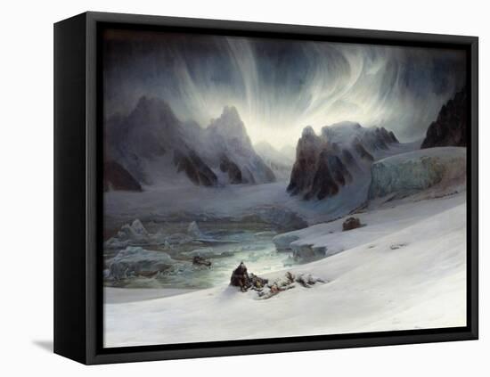 Magdalena Bay, Aurora Borealis Effect by Francois Auguste Biard-null-Framed Premier Image Canvas