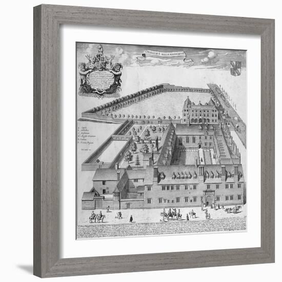 Magdalene College, Cambridge-David Loggan-Framed Giclee Print