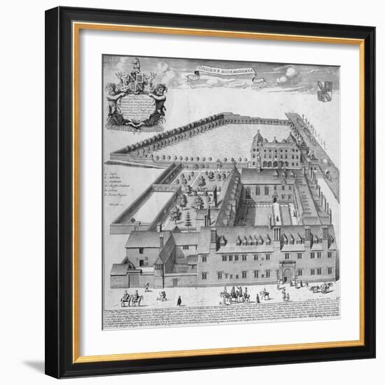 Magdalene College, Cambridge-David Loggan-Framed Giclee Print